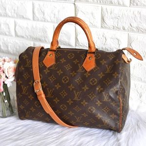 💖Louis Vuitton Speedy 30 Mono VI673